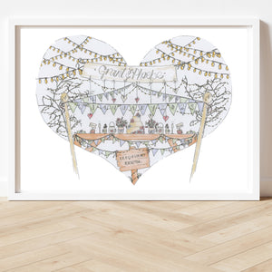 Personalised wedding print collection 