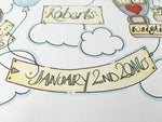 Load image into Gallery viewer, Balloons Cloud Cycle Personalised Print
