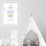 Load image into Gallery viewer, Neutral Cloud Personalised Baby Grow Print
