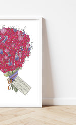 Load image into Gallery viewer, Bouquet of flowers Print
