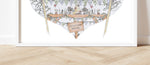 Load image into Gallery viewer, Bunting, wedding party, Fairy Lights Personalised Wedding Print

